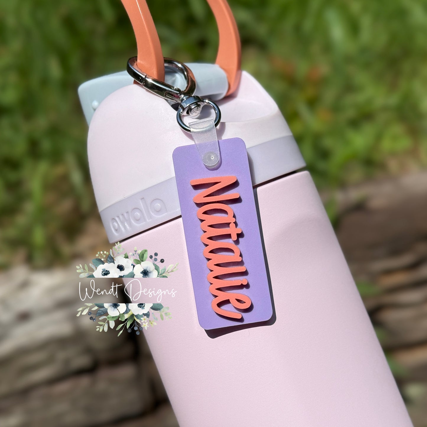 Personalized Water Bottle Charms