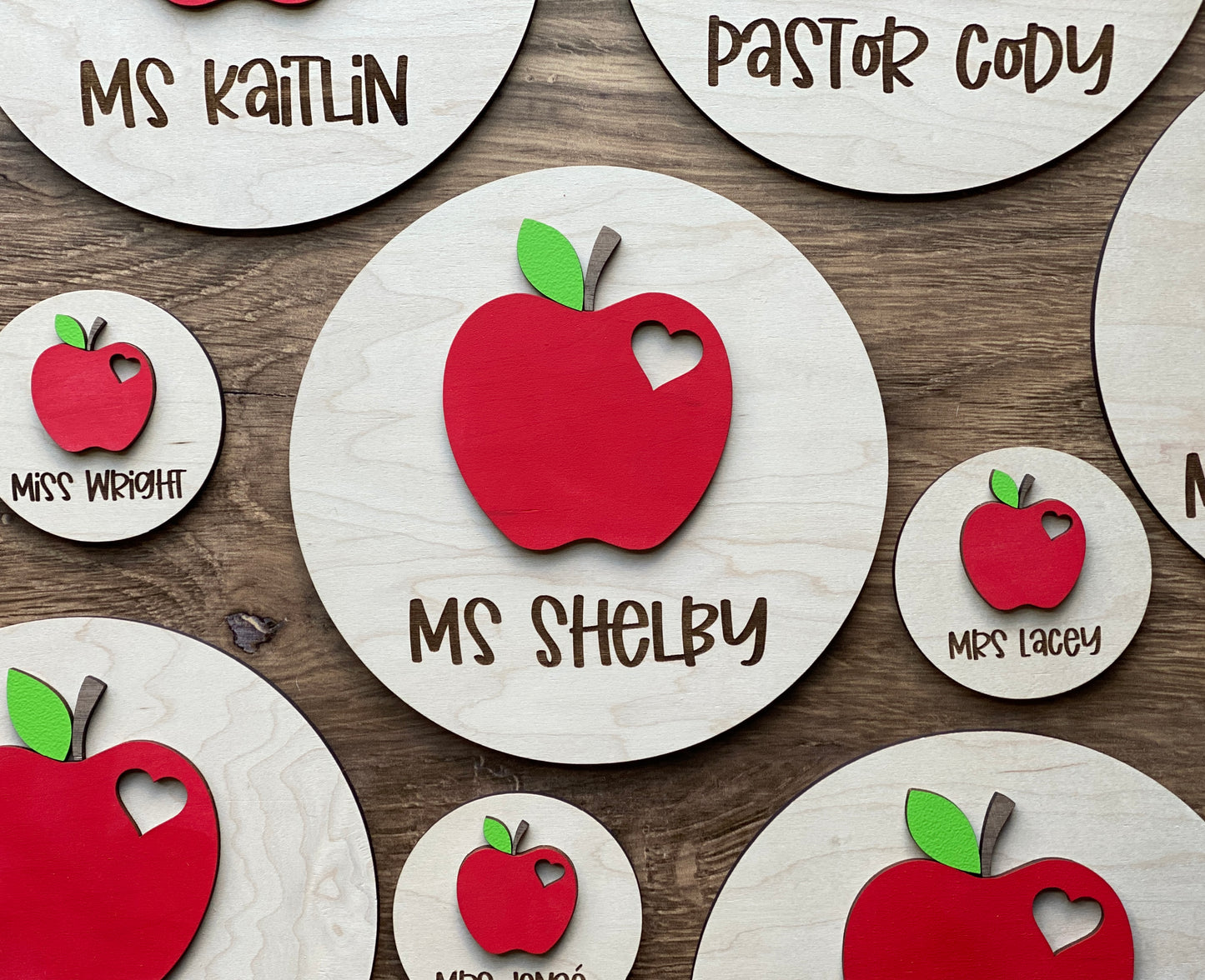 Modern Teacher Mini Desktop Sign and Magnets