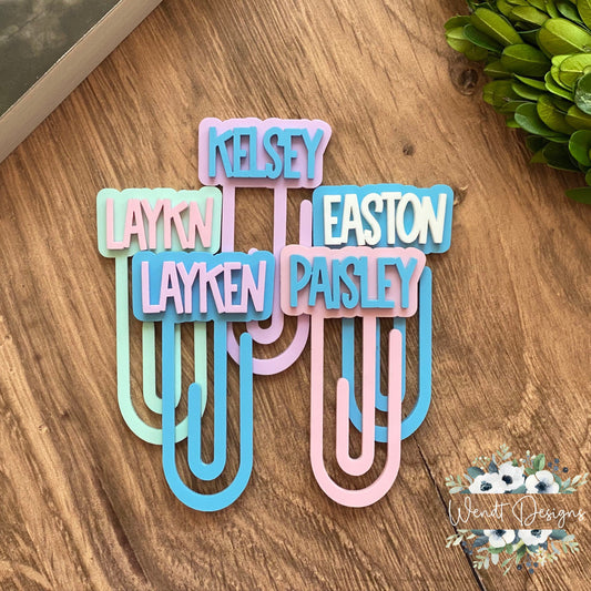 Acrylic Name Bookmarks - WS