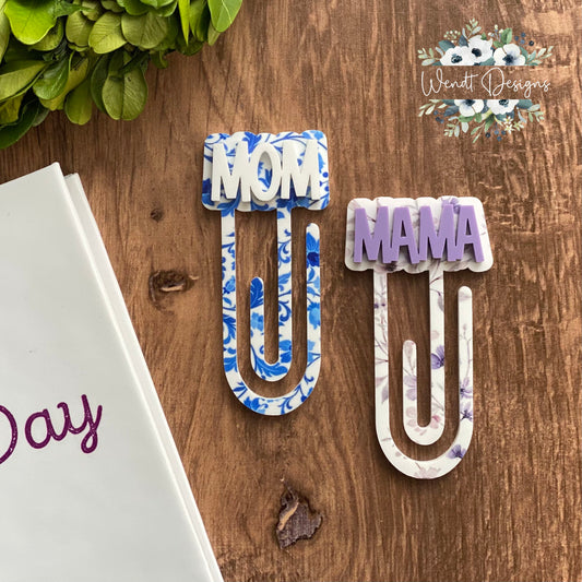 Floral Bookmarks for Mom - WS