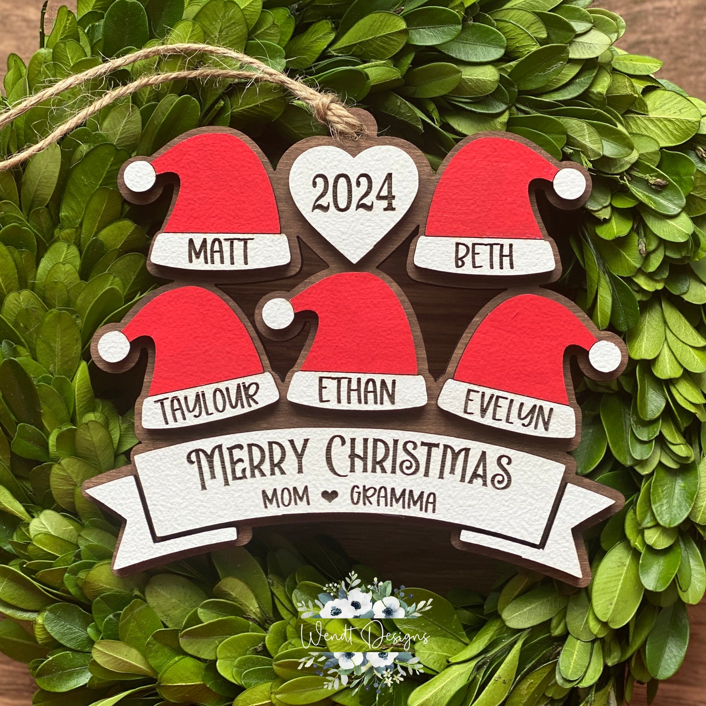 Santa Hats Ornament