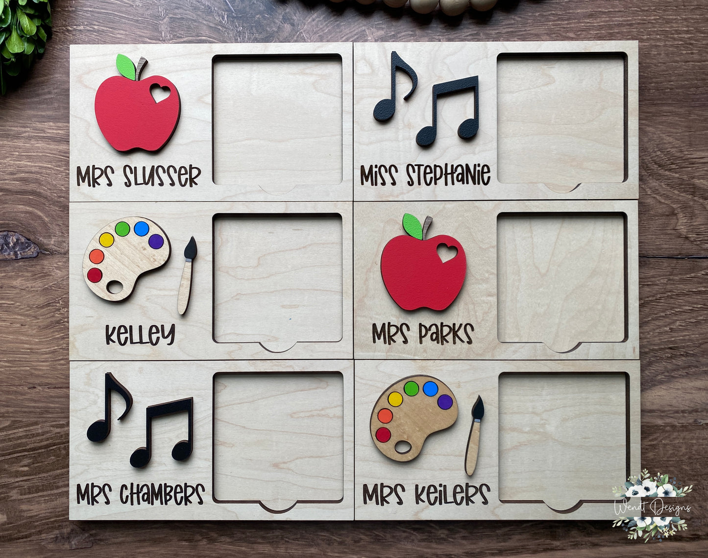 Teacher Themed Sticky Note Holders