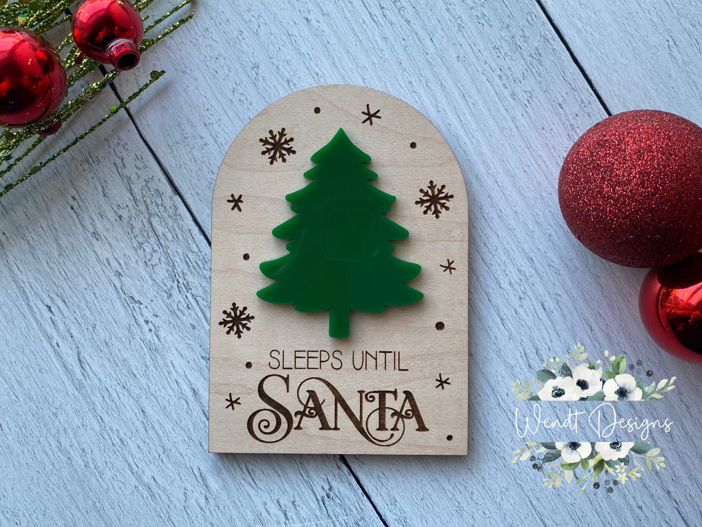 Sleeps Until Santa Dry Erase Countdowns - Two Versions