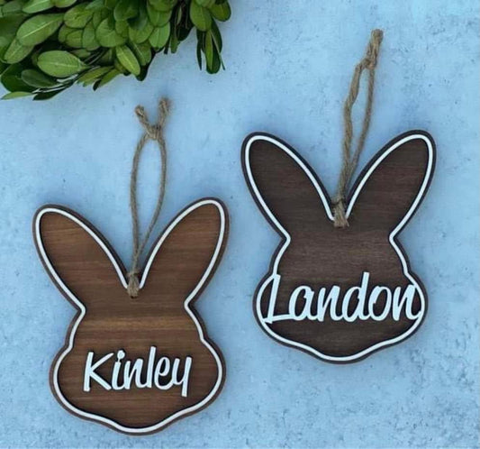 Easter Bunny Tags -Double Layer - WS