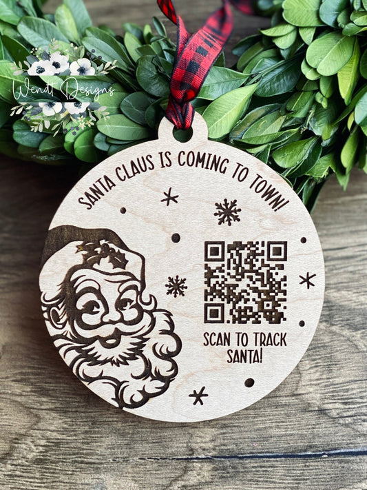 🎅🏻 🛷 Santa Tracker Ornament -WS 🎅🏻