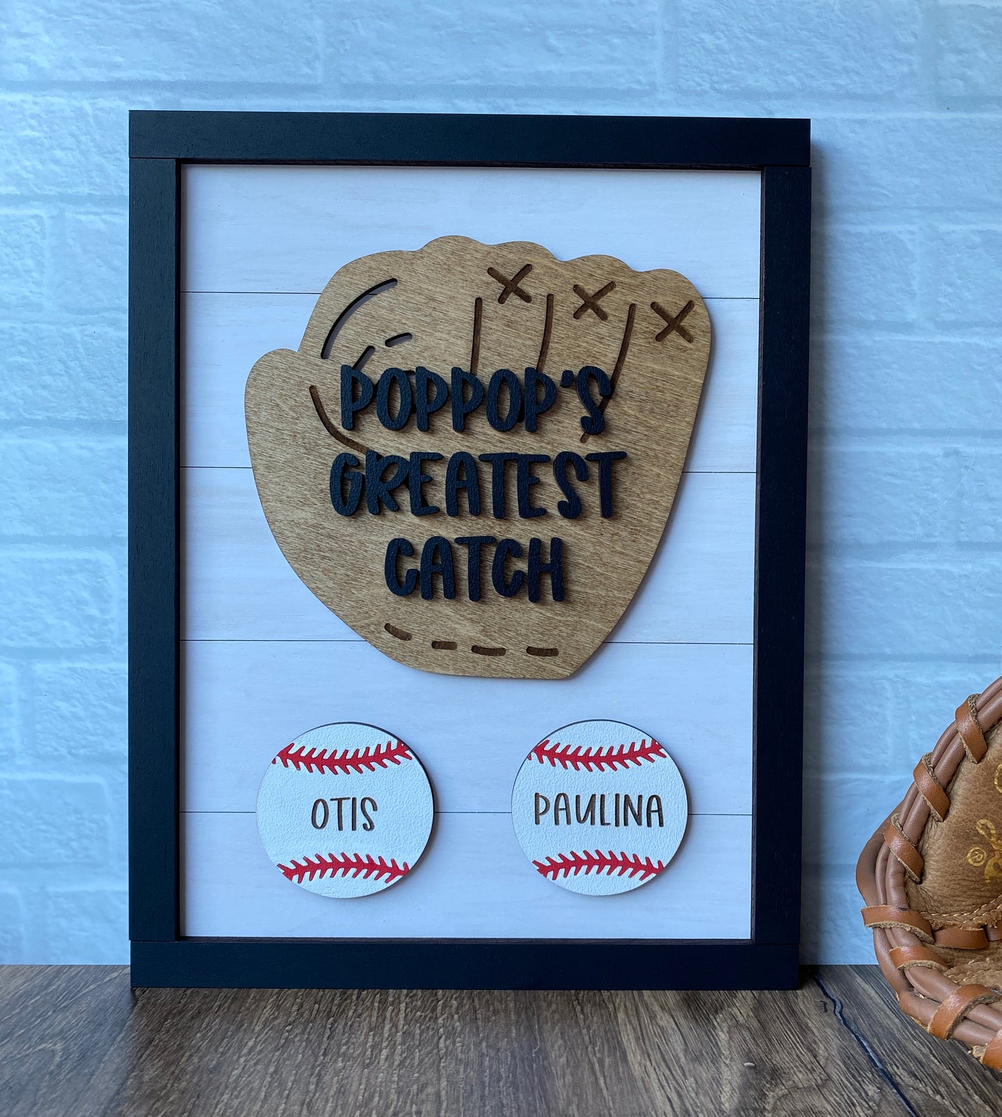 Father’s Day Baseball Sign- Greatest Catch