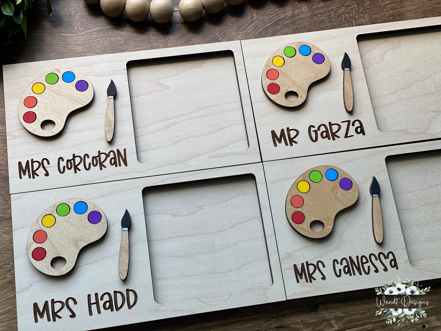 Teacher Themed Sticky Note Holders