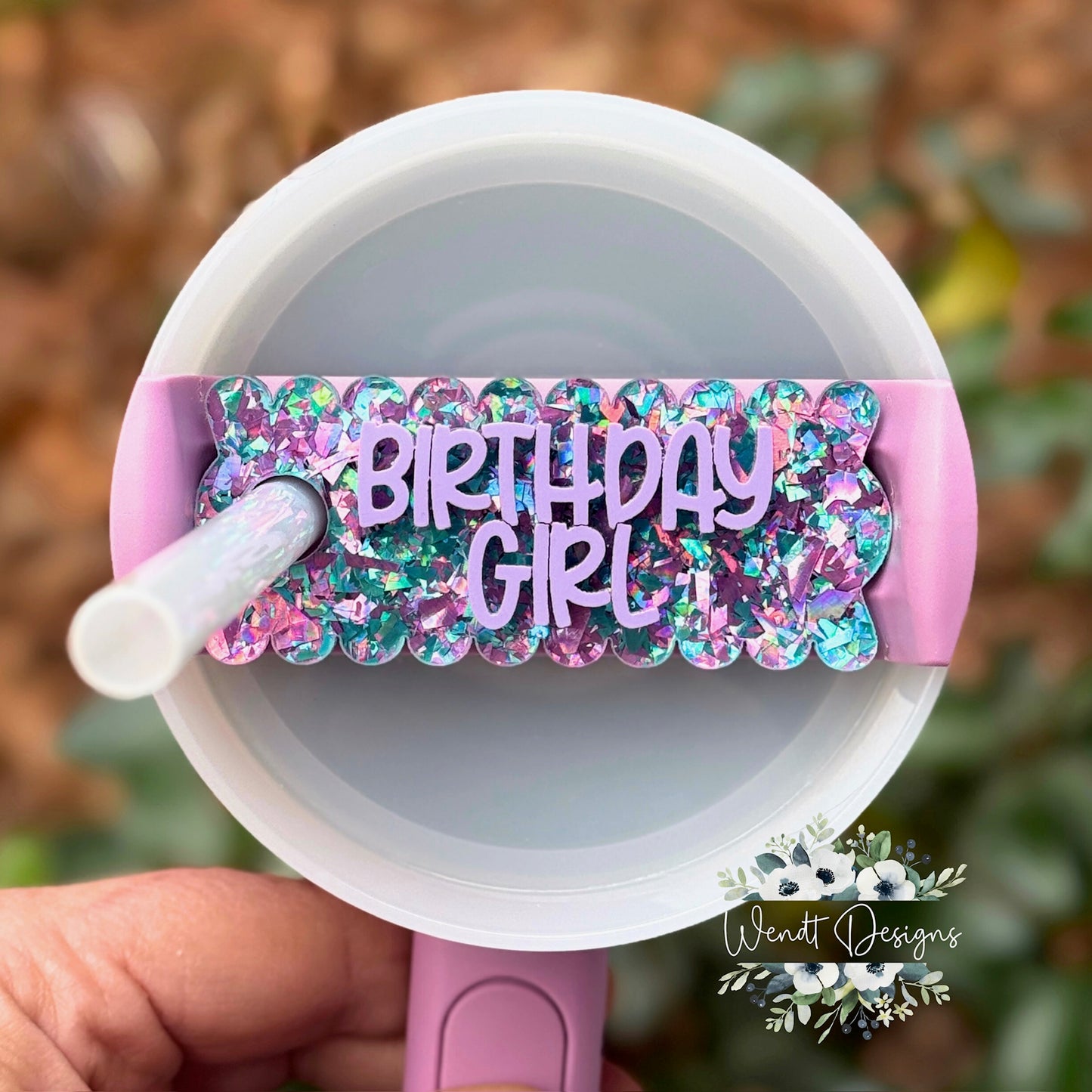 Scallop Edged Birthday Toppers - Generic or Personalized