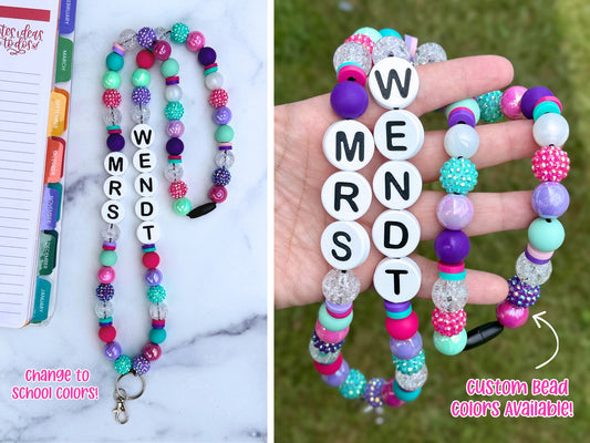 Jumbo Friendship Bead Lanyards - Design Your Own - WS