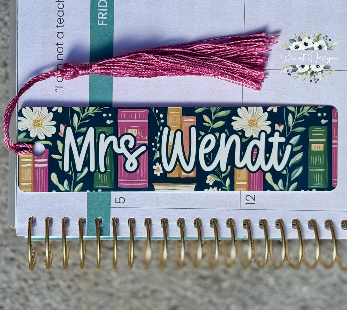 Personalized Teacher Bookmark