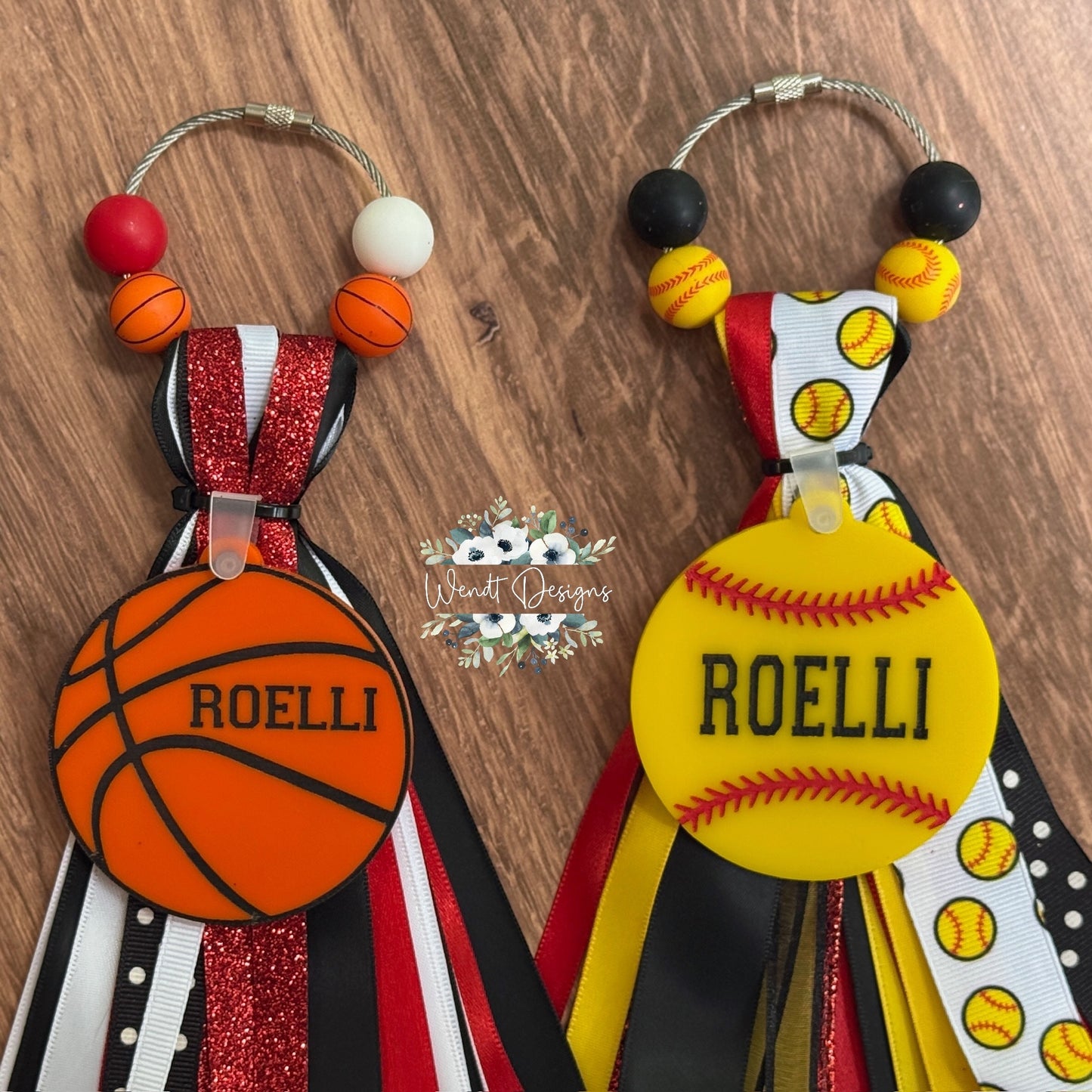 Personalized Bogg Bag Tags - Sports Bags Tags, Tote Tags