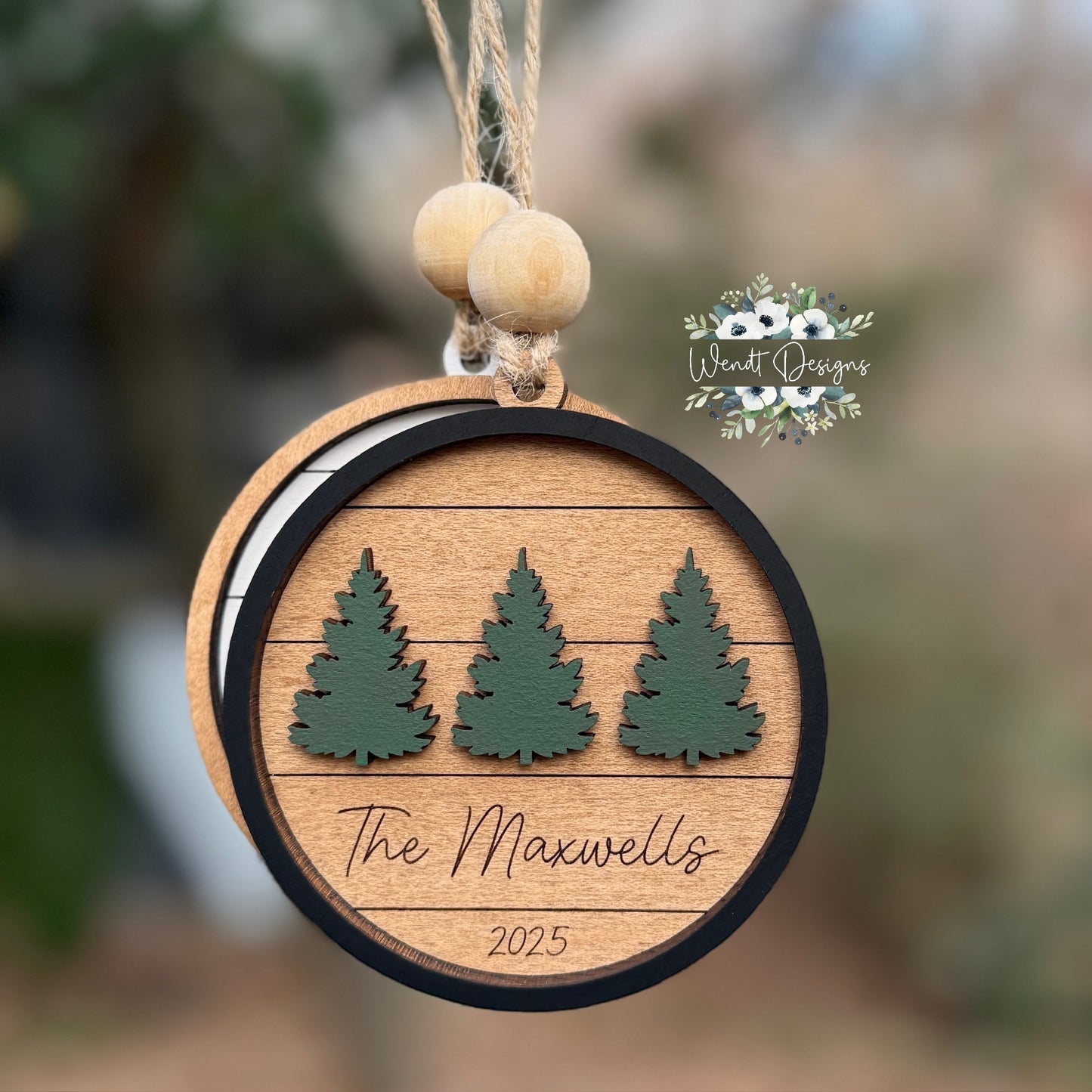 Modern Farmhouse Family Ornament