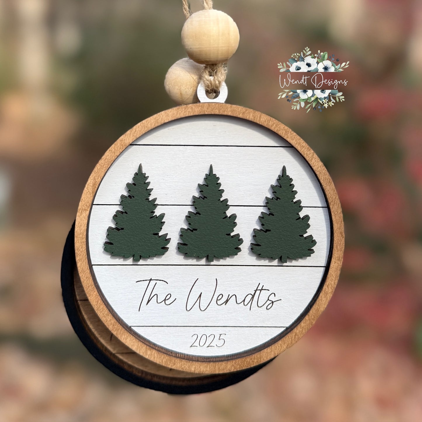 Modern Farmhouse Family Ornament