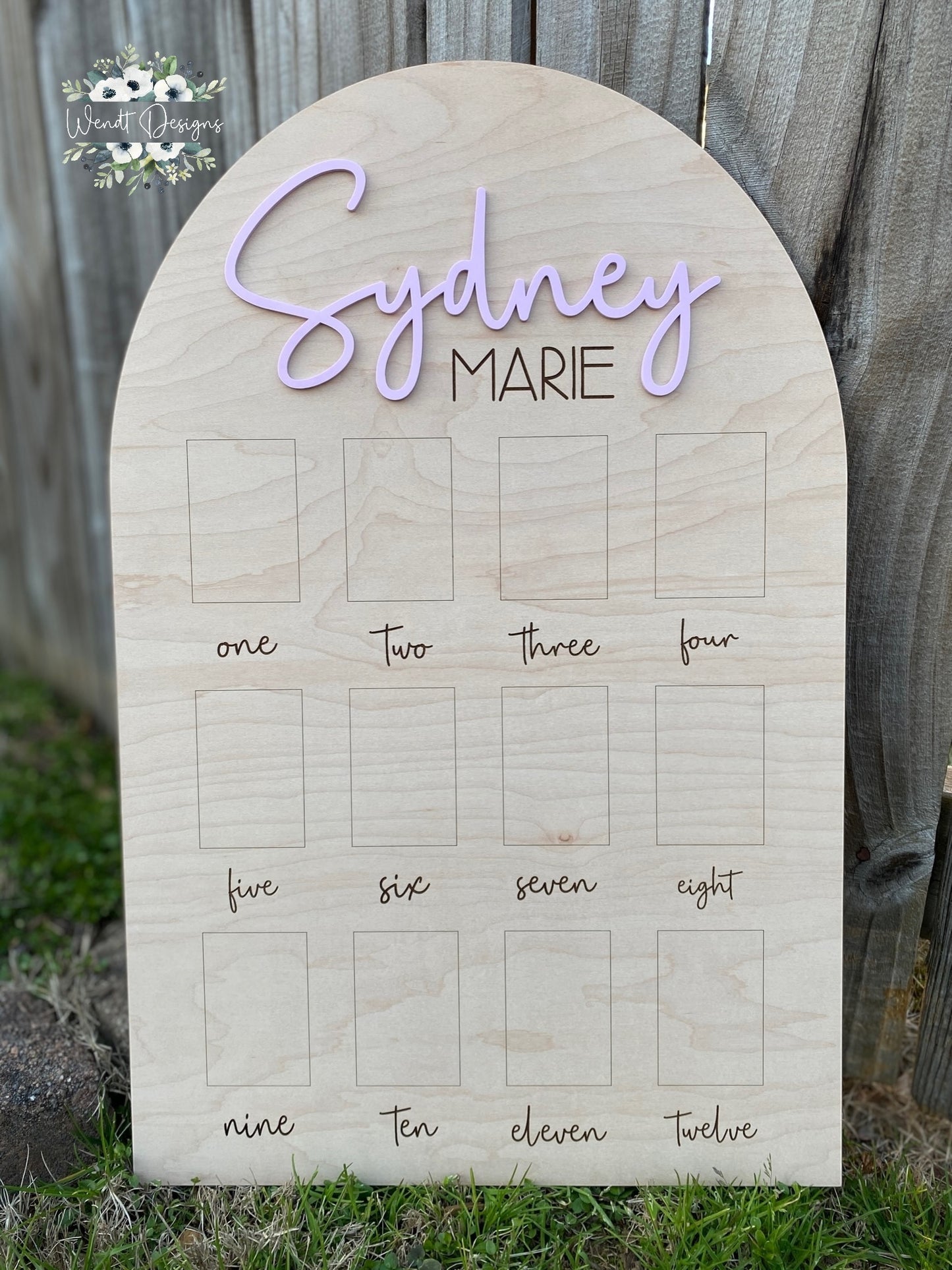 First Year Photo Boards