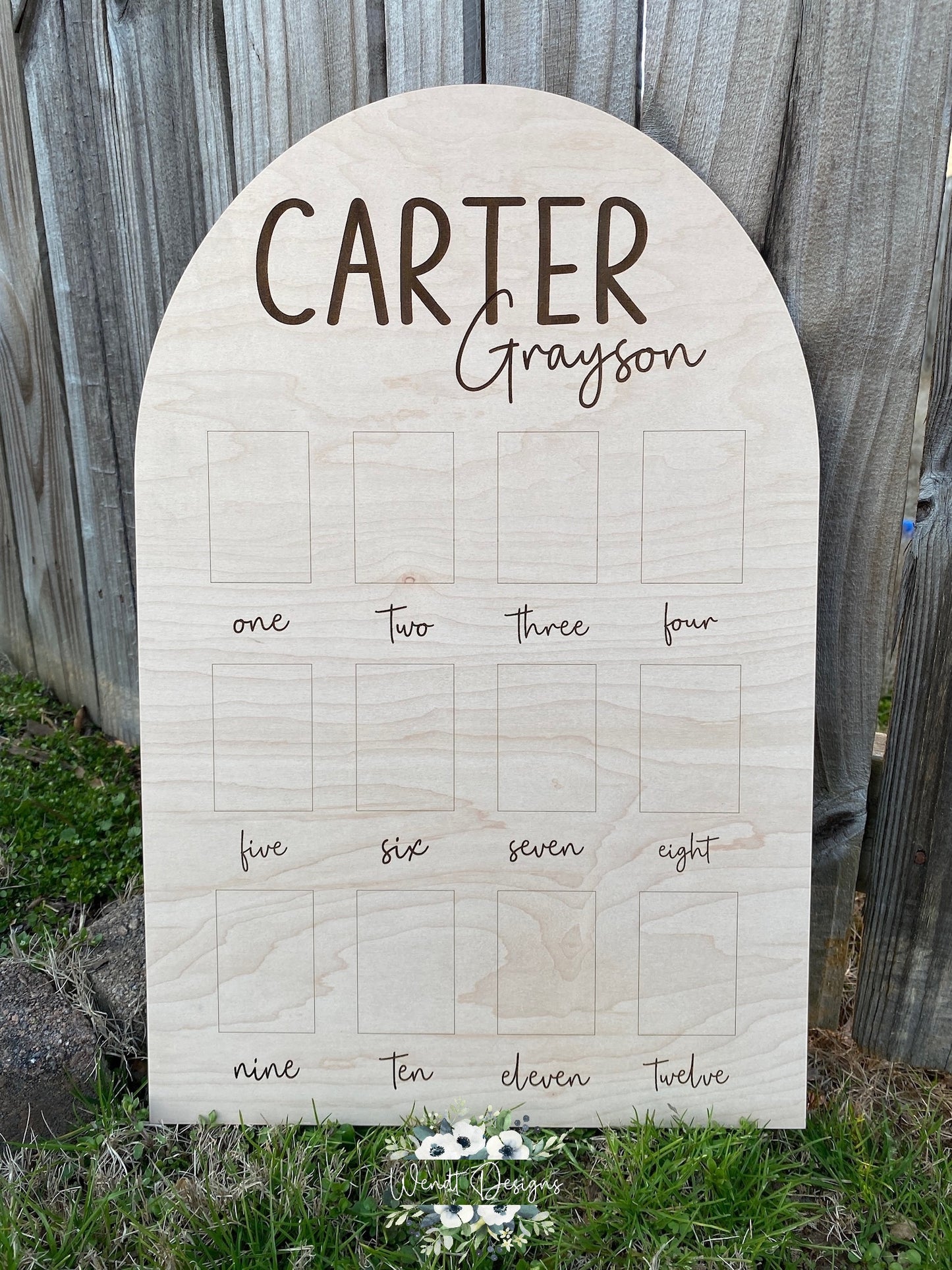 First Year Photo Boards