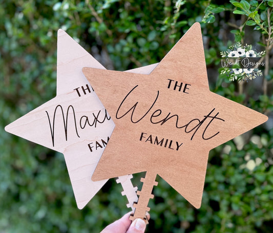 Personalized Engraved Tree Toppers