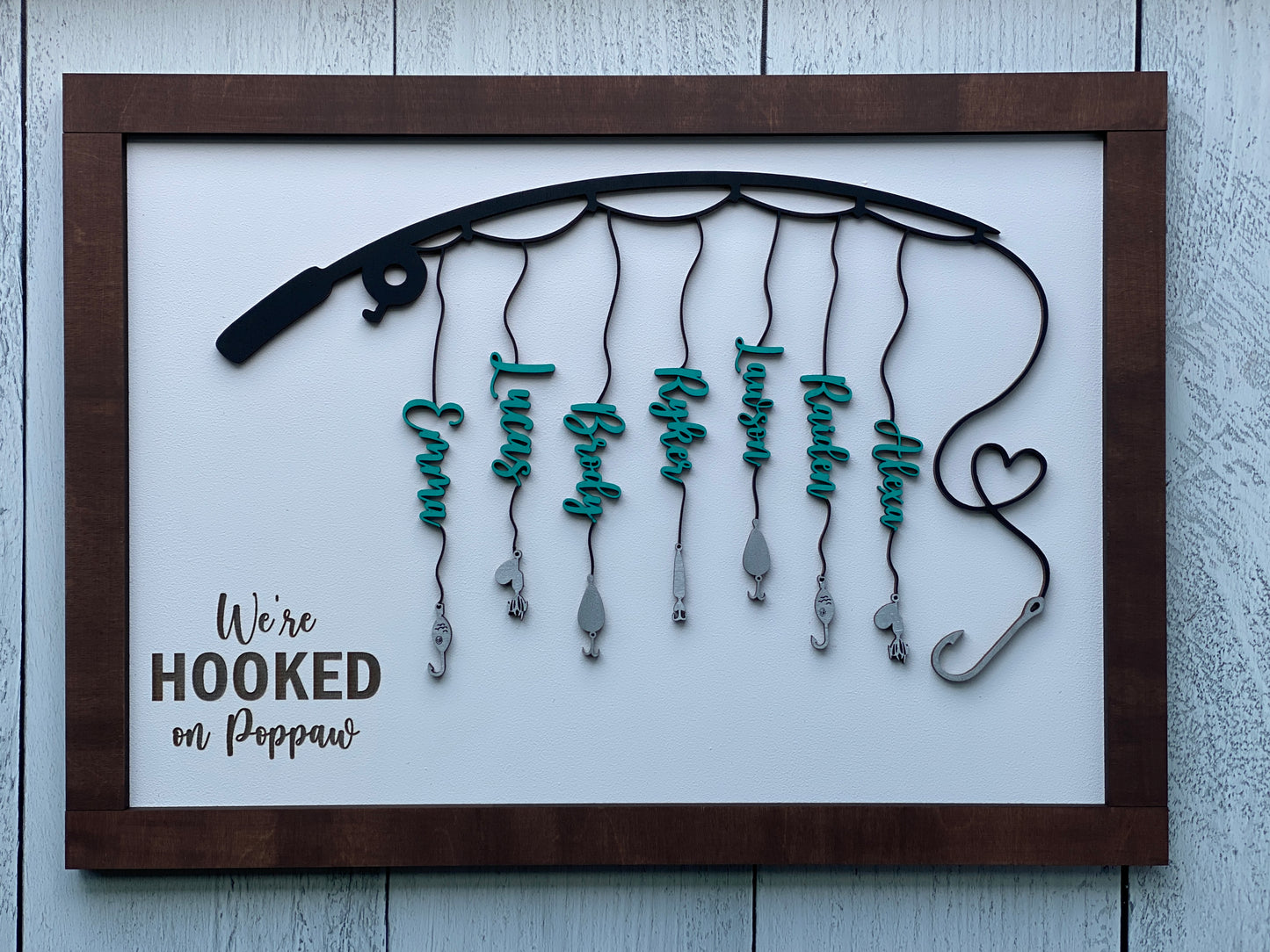 Hooked on Daddy, Father’s Day Sign