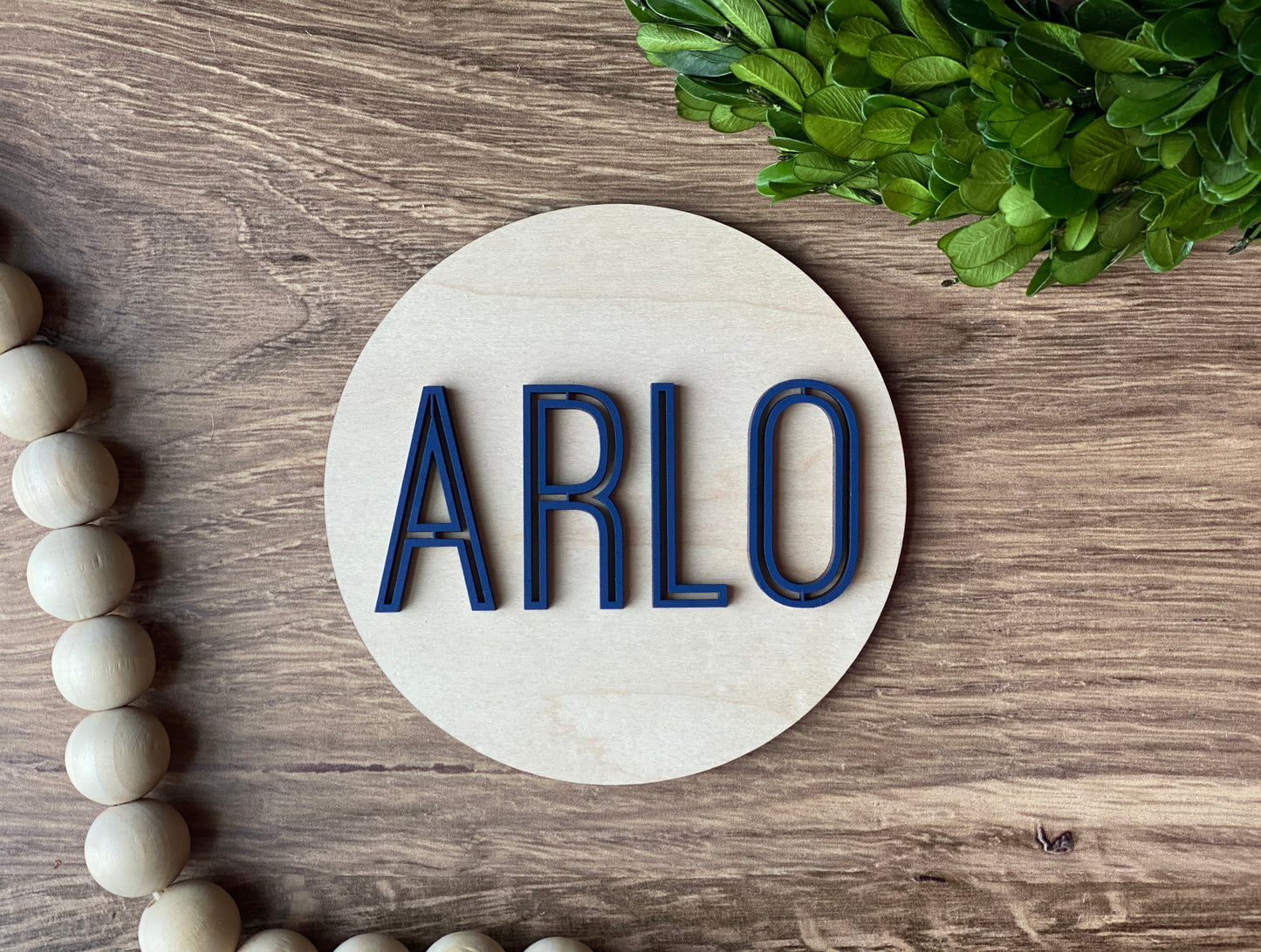 Newborn Name Sign, Newborn Photo Prop, 3D Mini Name Sign