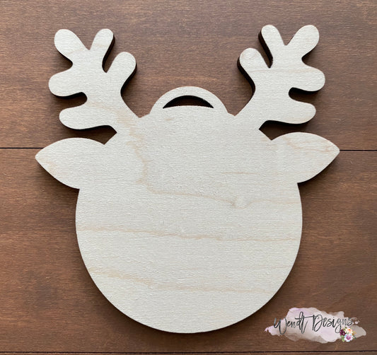 Reindeer Ornaments Blanks, DIY Reindeer Ornaments