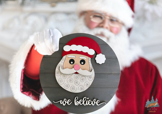 We Believe Shiplap Sign Kit
