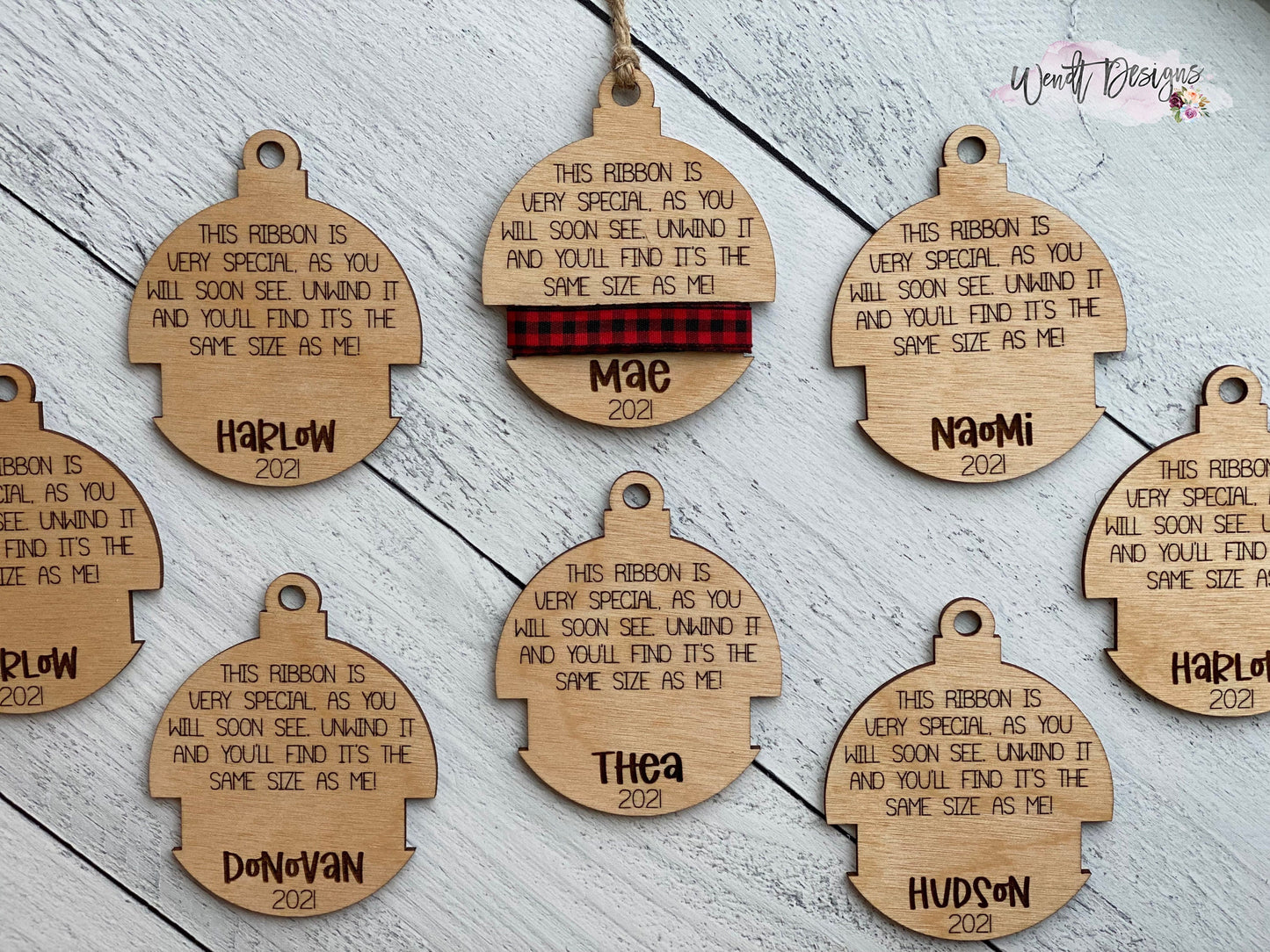 Size of Me Ornament, Personalized Keepsake Ornament for Kids, Personalized Christmas Ornament, Engraved Keepsake Ornament, 2021 Ornament