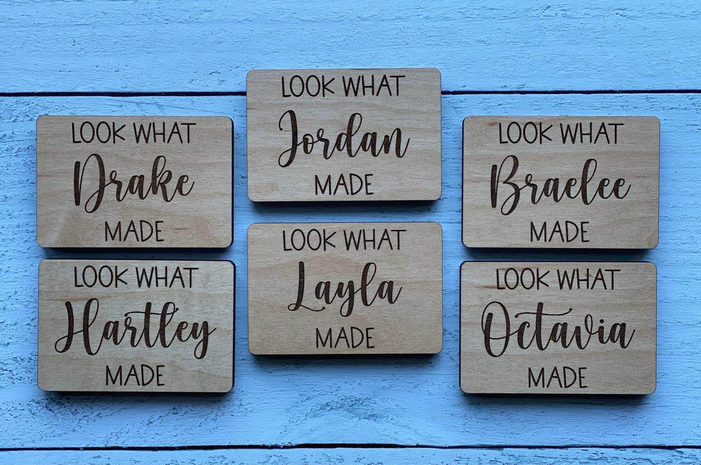 Look What I Made Personalized Magnets, Artwork Magnets