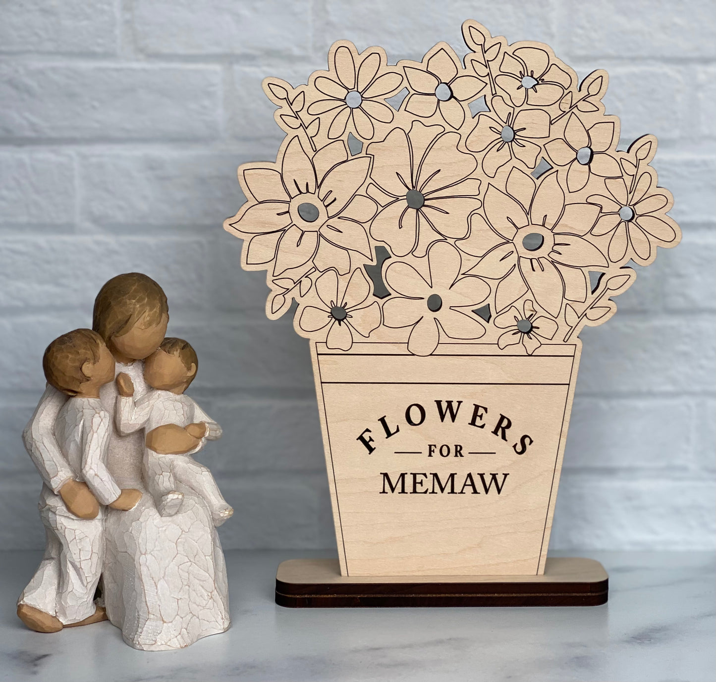 Flowers for Mommy with Stand - Other Names Available